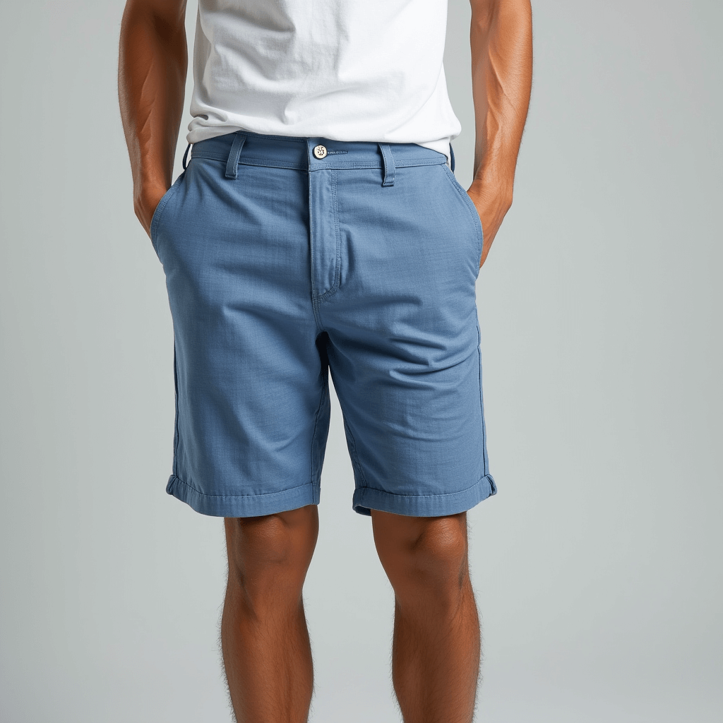 Heren - Linnen korte broek - Lichtgewicht en ademend - Ideaal voor de zomer - Casual en comfortabel